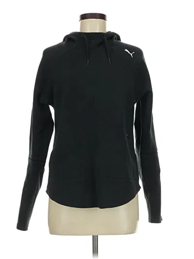 Pre-owned Puma Zip Up Hoodie In Black
