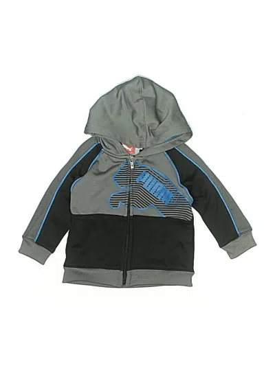 Pre-owned Puma Babies' Zip Up Hoodie In Gray