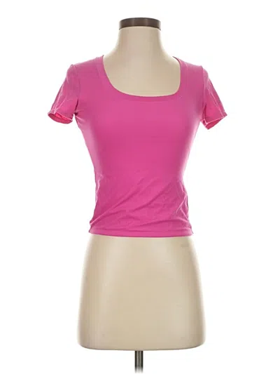 Pre-owned Pumiey Active T-shirt In Pink