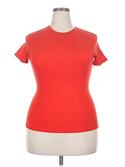 Pre-owned Pumiey Active T-shirt In Red