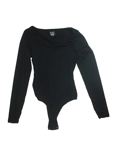 Pre-owned Pumiey Bodysuit In Black