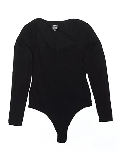 Pre-owned Pumiey Bodysuit In Black