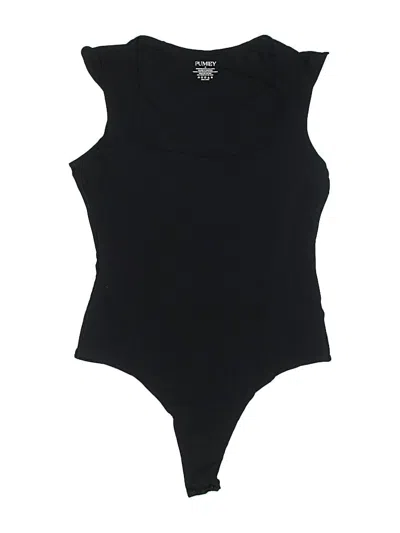 Pre-owned Pumiey Bodysuit In Black