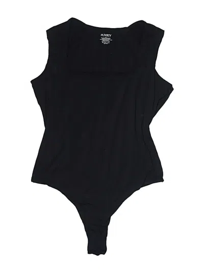 Pre-owned Pumiey Bodysuit In Black