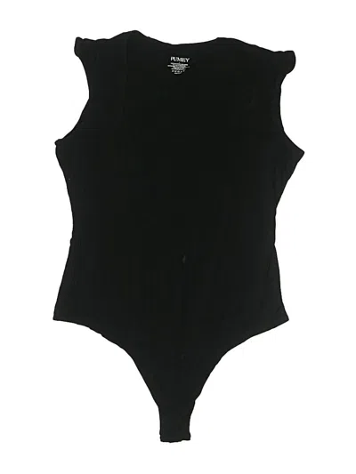 Pre-owned Pumiey Bodysuit In Black