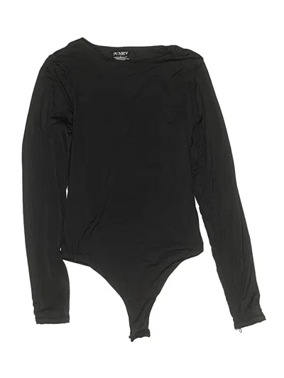 Pre-owned Pumiey Bodysuit In Black