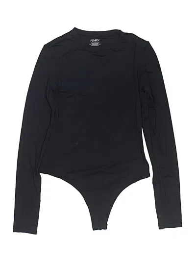 Pre-owned Pumiey Bodysuit In Black
