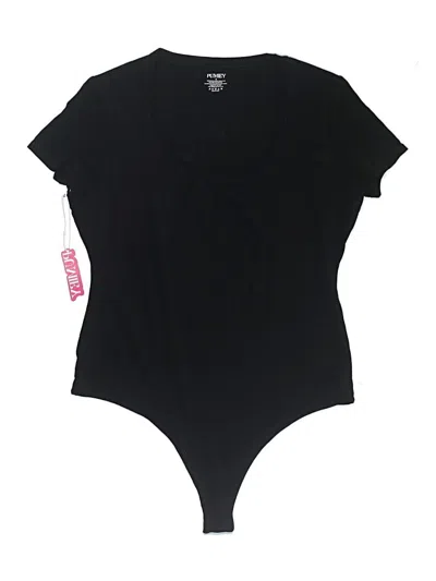 Pre-owned Pumiey Bodysuit In Black