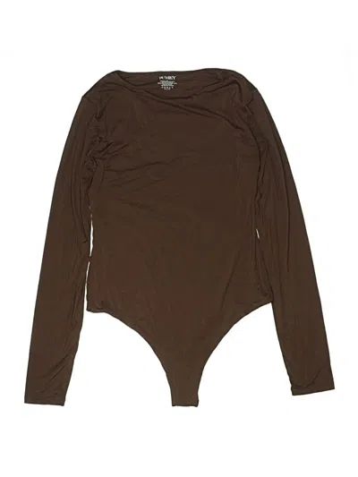 Pre-owned Pumiey Bodysuit In Brown