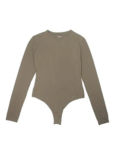 Pre-owned Pumiey Bodysuit In Brown