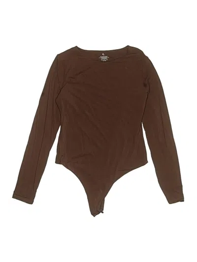 Pre-owned Pumiey Bodysuit In Brown