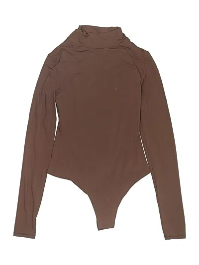 Pre-owned Pumiey Bodysuit In Brown