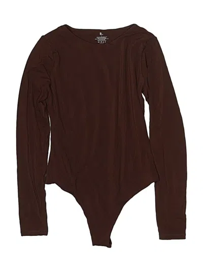 Pre-owned Pumiey Bodysuit In Brown