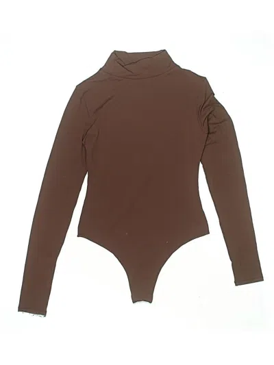 Pre-owned Pumiey Bodysuit In Brown