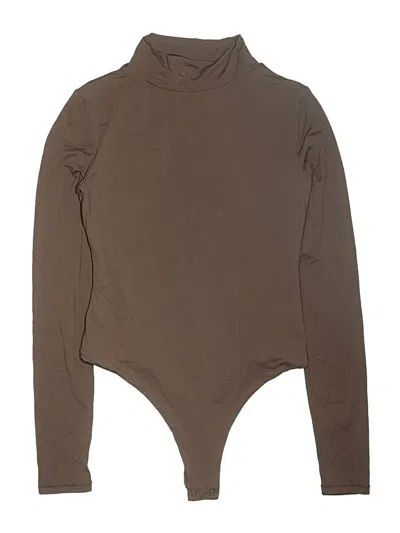 Pre-owned Pumiey Bodysuit In Brown