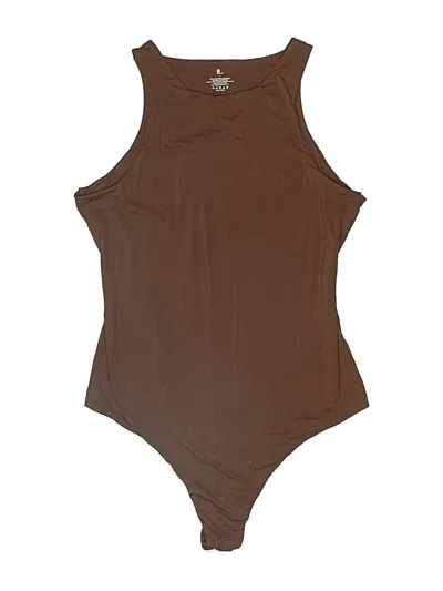 Pre-owned Pumiey Bodysuit In Brown