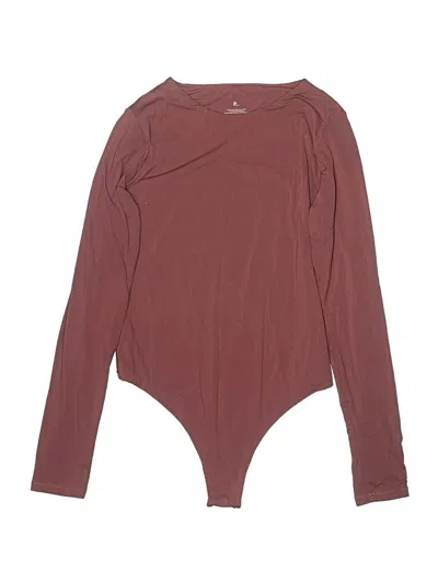 Pre-owned Pumiey Bodysuit In Burgundy