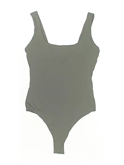 Pre-owned Pumiey Bodysuit In Gray