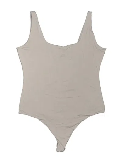 Pre-owned Pumiey Bodysuit In Gray
