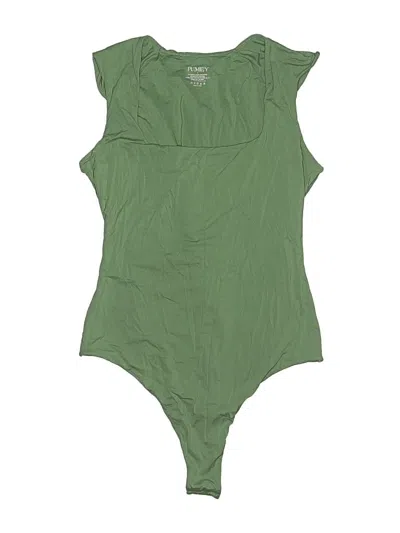 Pre-owned Pumiey Bodysuit In Green