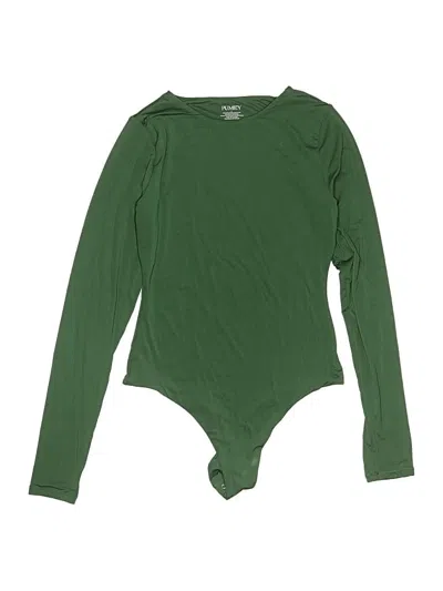 Pre-owned Pumiey Bodysuit In Green