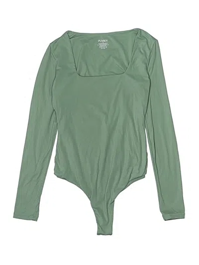 Pre-owned Pumiey Bodysuit In Green