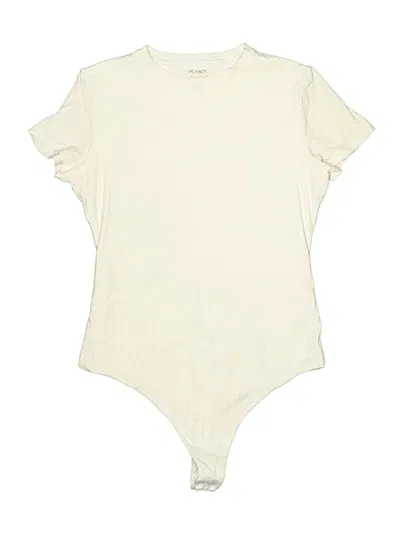 Pre-owned Pumiey Bodysuit In Ivory