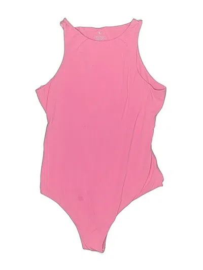 Pre-owned Pumiey Bodysuit In Pink