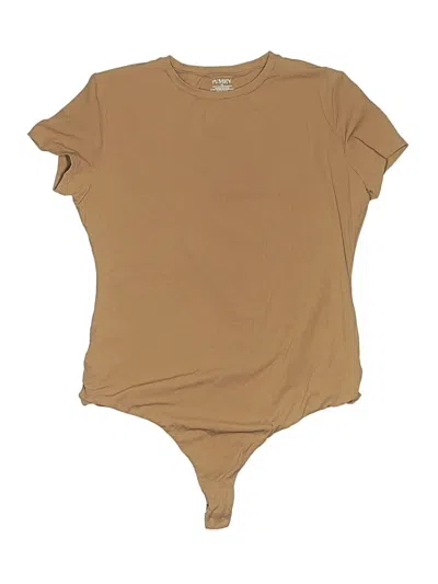 Pre-owned Pumiey Bodysuit In Tan