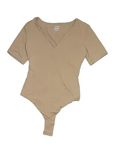 Pre-owned Pumiey Bodysuit In Tan