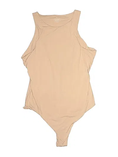 Pre-owned Pumiey Bodysuit In Tan