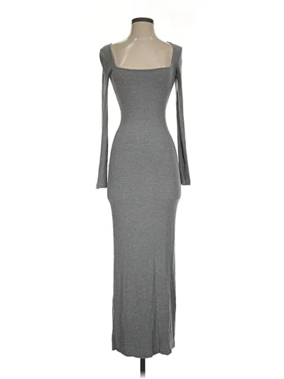 Pre-owned Pumiey Casual Dress In Gray