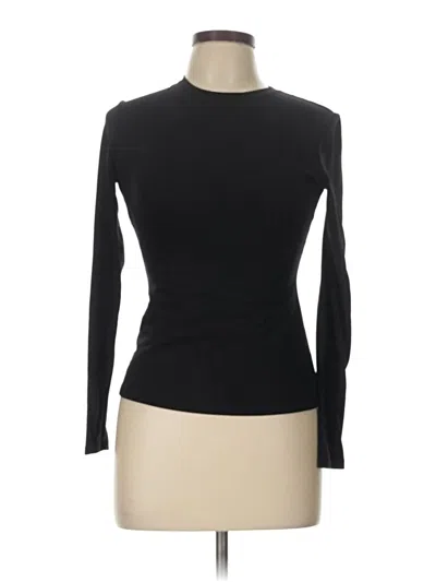 Pre-owned Pumiey Long Sleeve T-shirt In Black