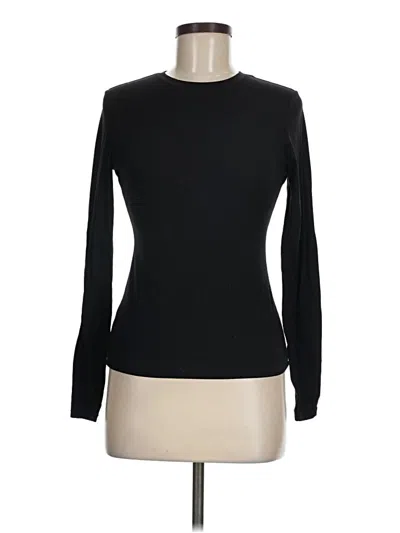 Pre-owned Pumiey Long Sleeve T-shirt In Black