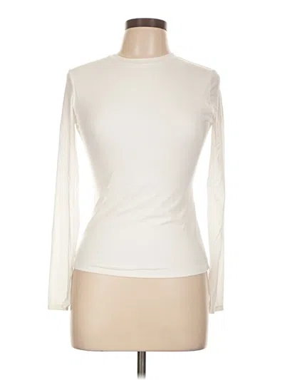 Pre-owned Pumiey Long Sleeve T-shirt In White