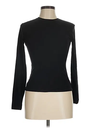 Pre-owned Pumiey Long Sleeve Turtleneck In Black