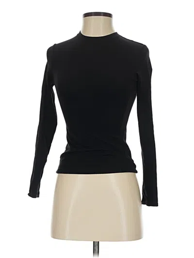Pre-owned Pumiey Long Sleeve Turtleneck In Black
