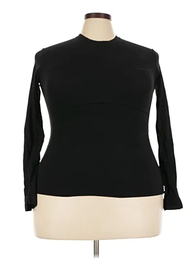 Pre-owned Pumiey Long Sleeve Turtleneck In Black