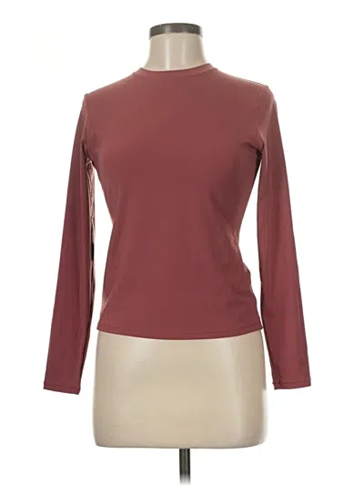 Pre-owned Pumiey Long Sleeve Turtleneck In Brown