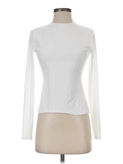 Pre-owned Pumiey Long Sleeve Turtleneck In White