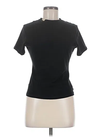 Pre-owned Pumiey Short Sleeve T-shirt In Black