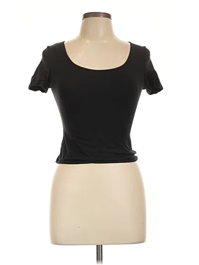 Pre-owned Pumiey Short Sleeve T-shirt In Black