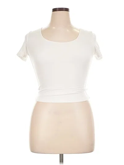 Pre-owned Pumiey Short Sleeve T-shirt In Ivory