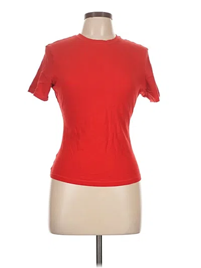 Pre-owned Pumiey Short Sleeve T-shirt In Red
