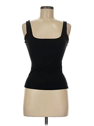 Pre-owned Pumiey Tank Top Black Strapless Neckline Tops