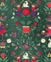Punch Studio 12 Days Holiday Gift Wrap, 30" X 120" In Multi