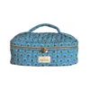 Punchiess Blue Ethnic Dyson Vanity Case In Blue