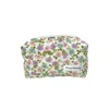 Punchiess Green Pastel Floral Makeup Bag In Green