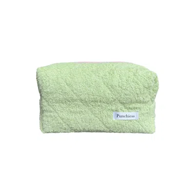 Punchiess Green Towel Makeup Bag