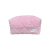 Punchiess Pink / Purple Pink Towel Makeup Bag In Pink/purple